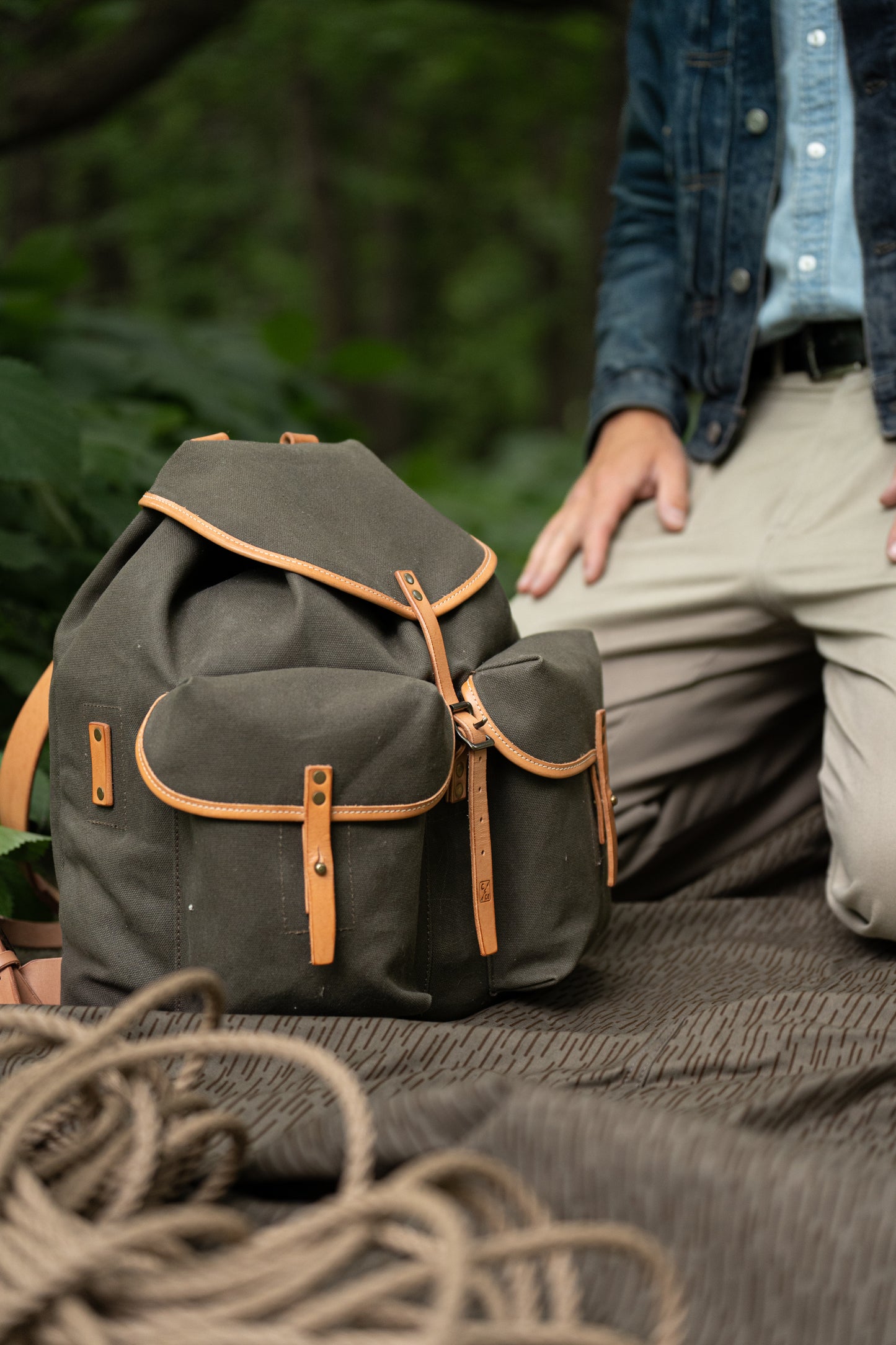 Commando Rucksack - Dark Olive Green