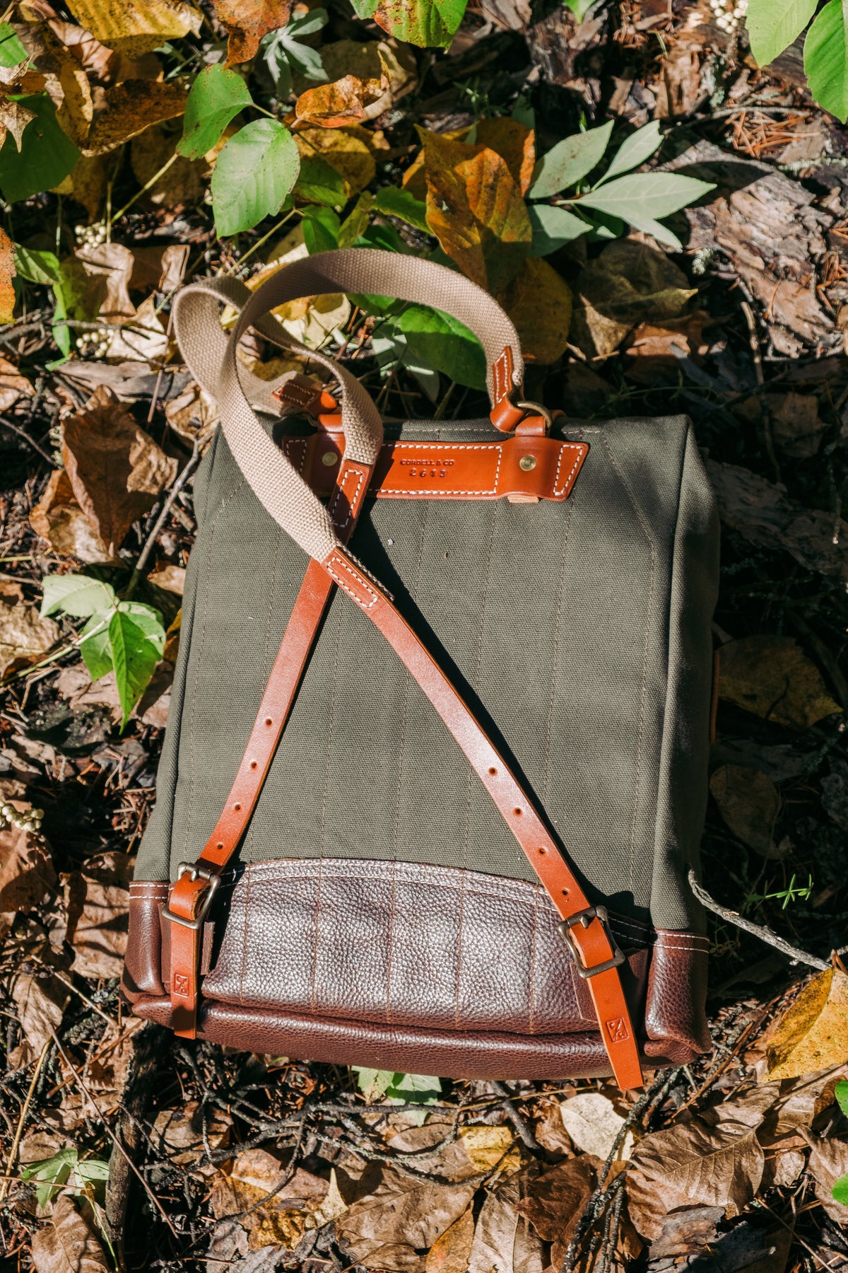 Jr. Roll Top 10L Canvas and Leather