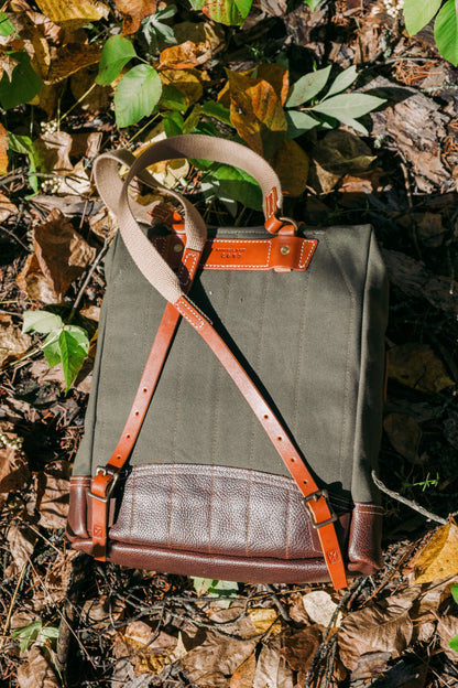 Jr. Roll Top 10L Canvas and Leather