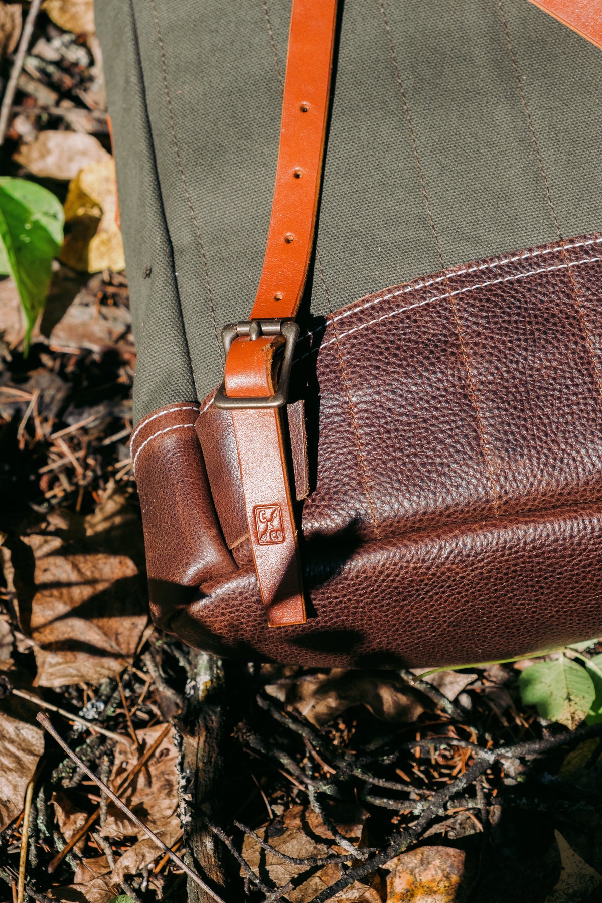 Jr. Roll Top 10L Canvas and Leather