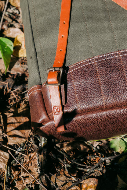 Jr. Roll Top 10L Canvas and Leather