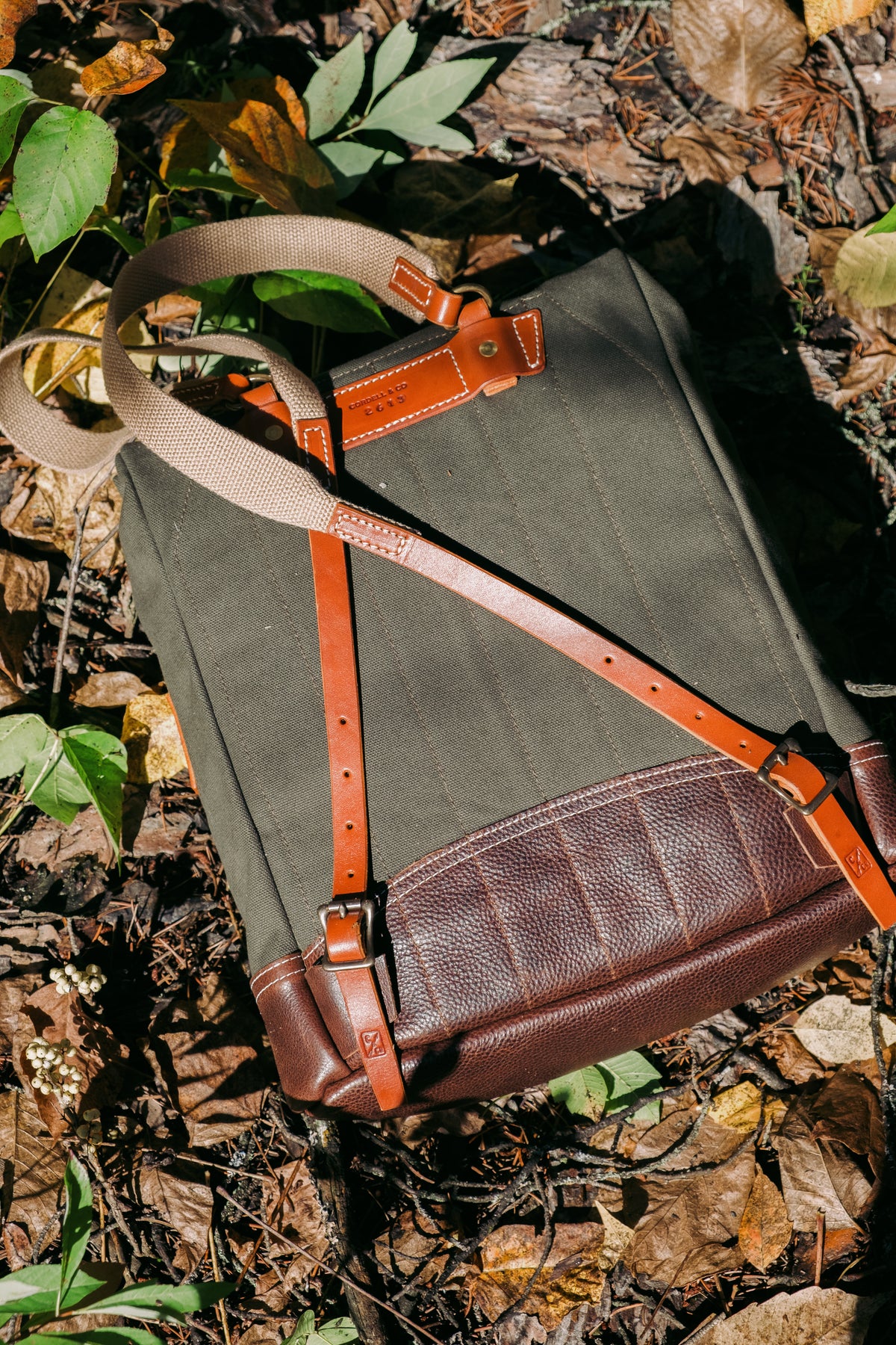 Jr. Roll Top 10L Canvas and Leather