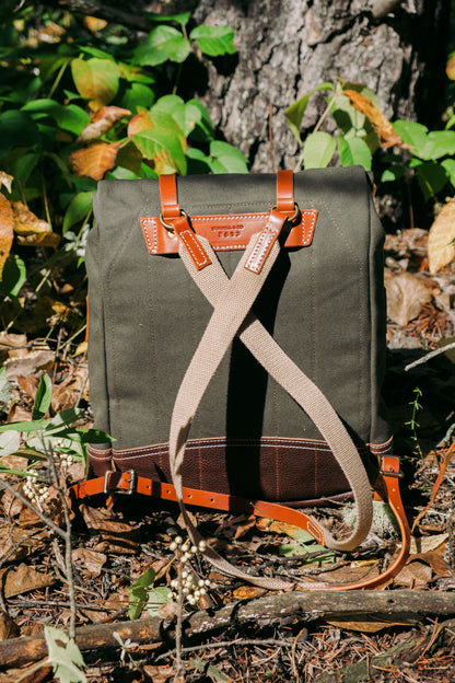 Jr. Roll Top 10L Canvas and Leather